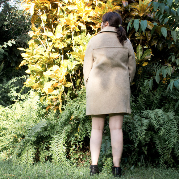 Wool Coat Vintage 70s - West German - Long Toggle - Picture 5 of 8